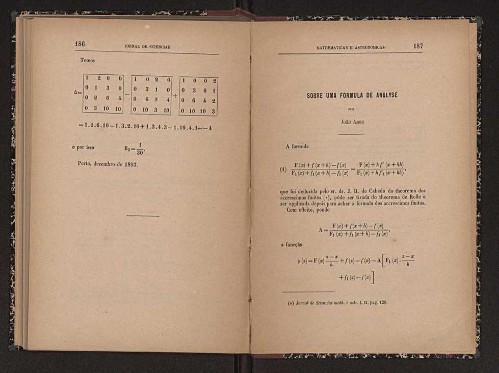 Jornal de sciencias mathematicas e astronomicas. Vol. 11 95
