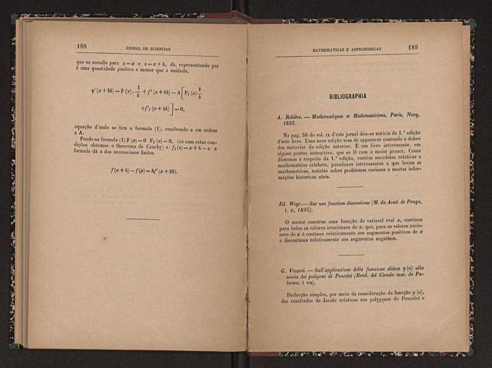 Jornal de sciencias mathematicas e astronomicas. Vol. 11 96