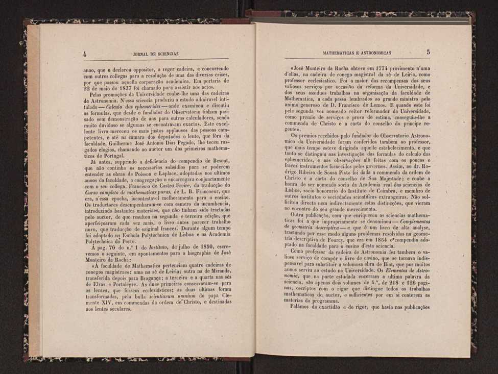 Jornal de sciencias mathematicas e astronomicas. Vol. 12 4