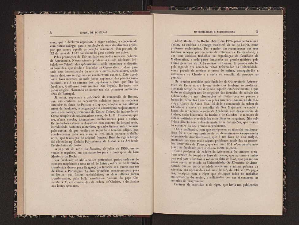 Jornal de sciencias mathematicas e astronomicas. Vol. 12 4