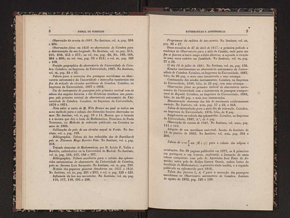 Jornal de sciencias mathematicas e astronomicas. Vol. 12 6