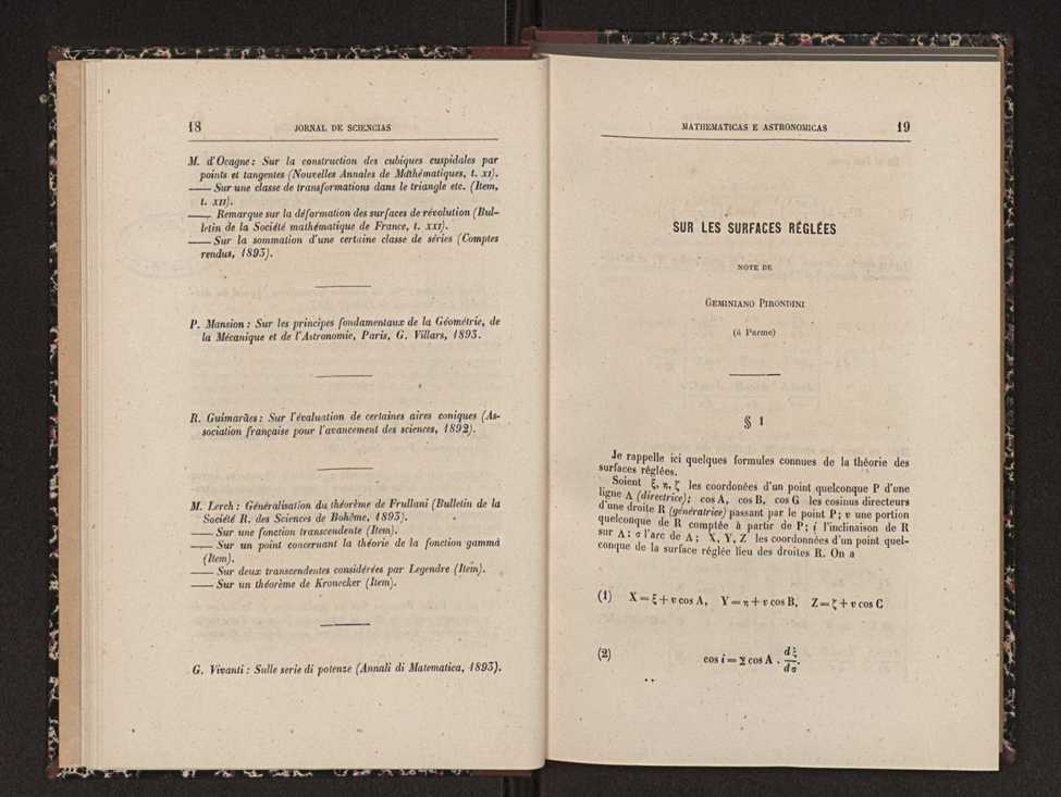 Jornal de sciencias mathematicas e astronomicas. Vol. 12 11