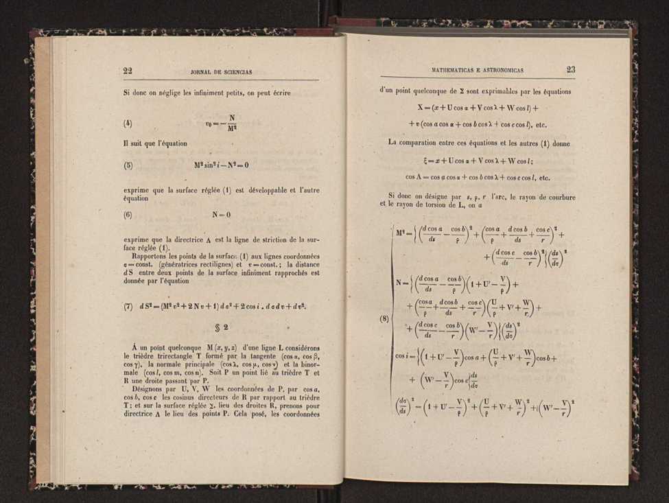 Jornal de sciencias mathematicas e astronomicas. Vol. 12 13