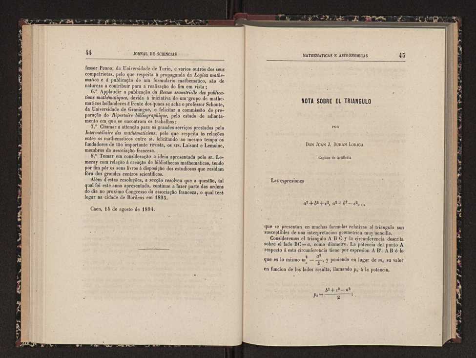Jornal de sciencias mathematicas e astronomicas. Vol. 12 24