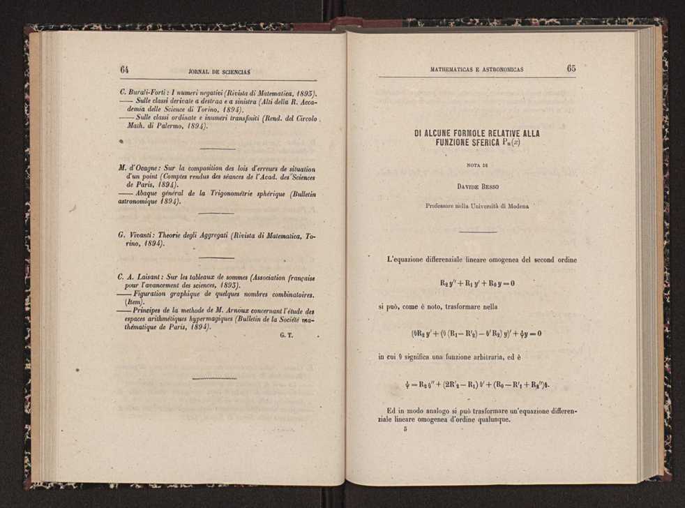 Jornal de sciencias mathematicas e astronomicas. Vol. 12 34