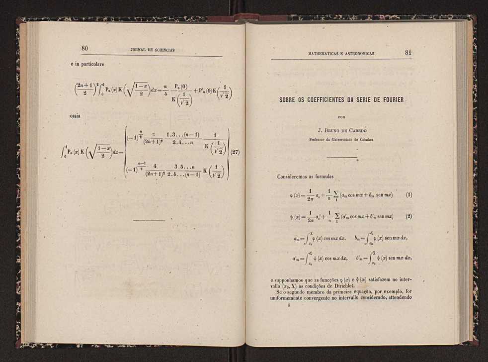Jornal de sciencias mathematicas e astronomicas. Vol. 12 42