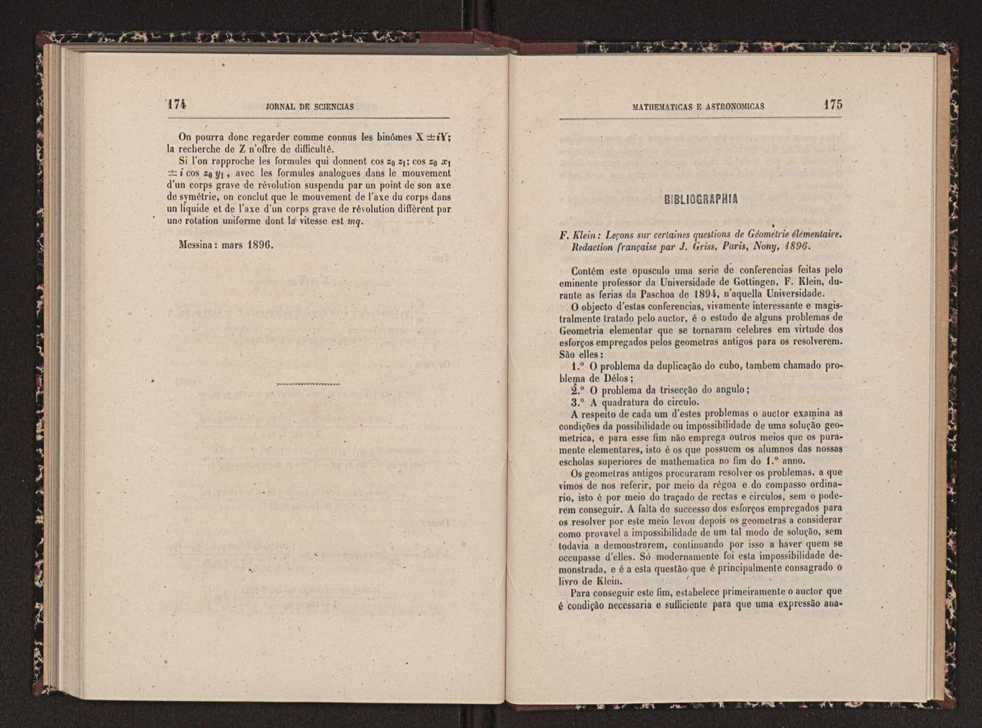 Jornal de sciencias mathematicas e astronomicas. Vol. 12 89