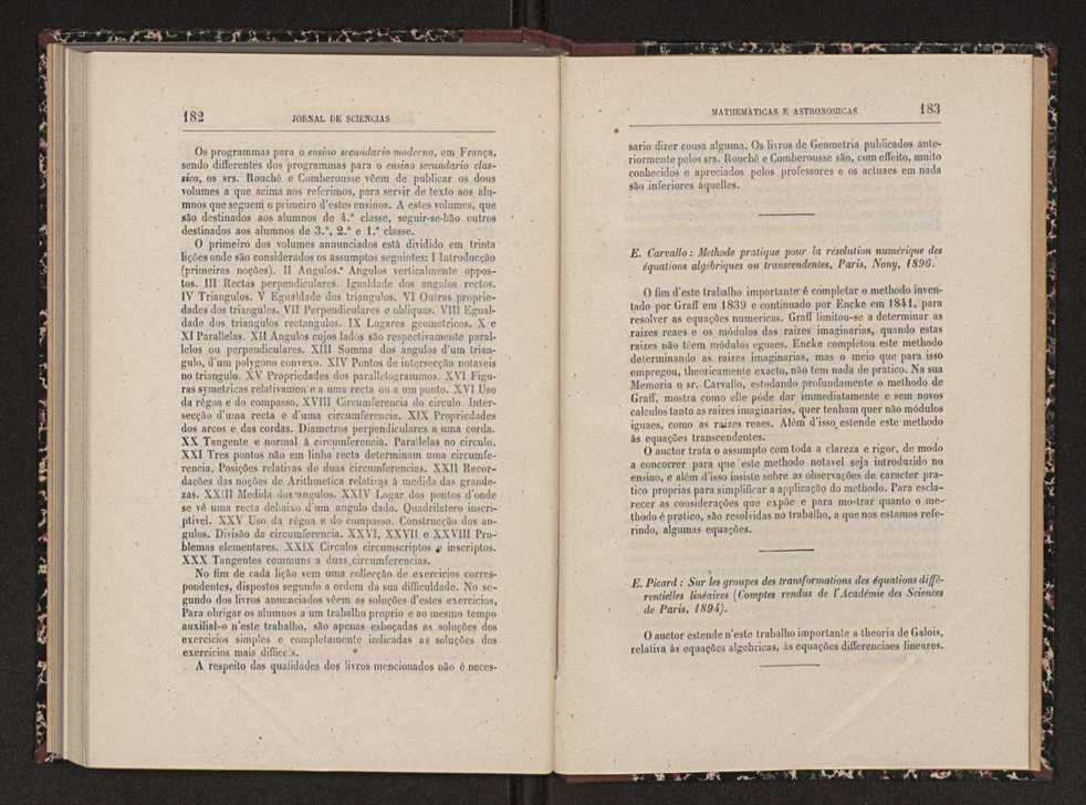 Jornal de sciencias mathematicas e astronomicas. Vol. 12 93
