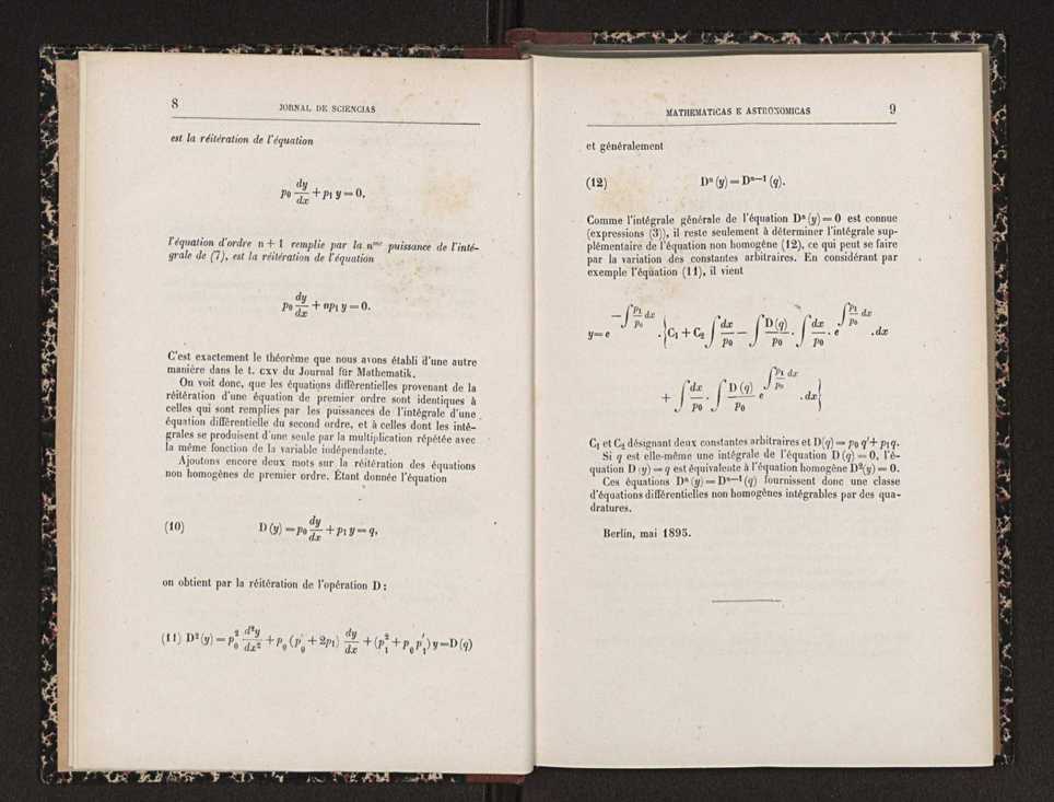 Jornal de sciencias mathematicas e astronomicas. Vol. 13 6