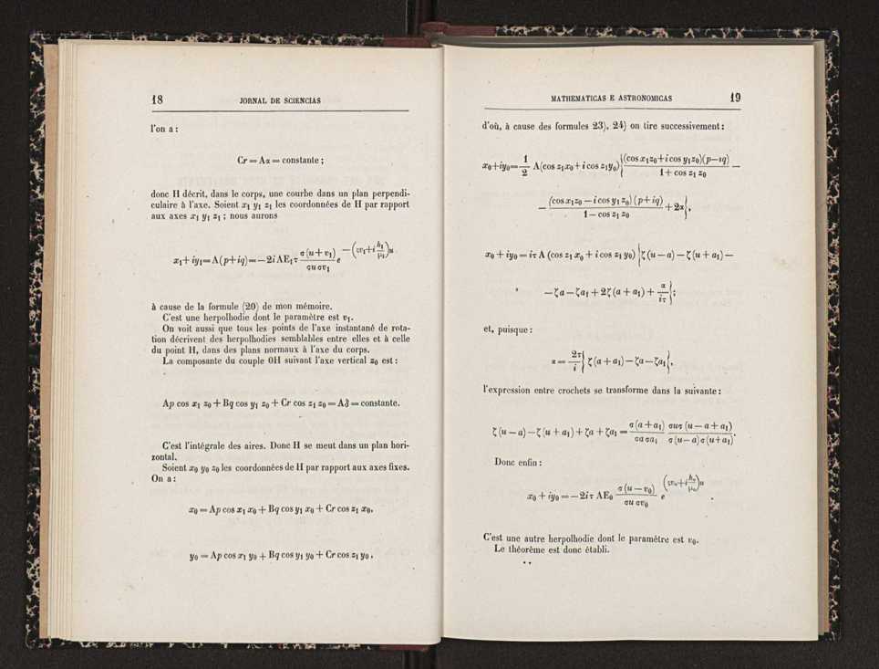 Jornal de sciencias mathematicas e astronomicas. Vol. 13 11