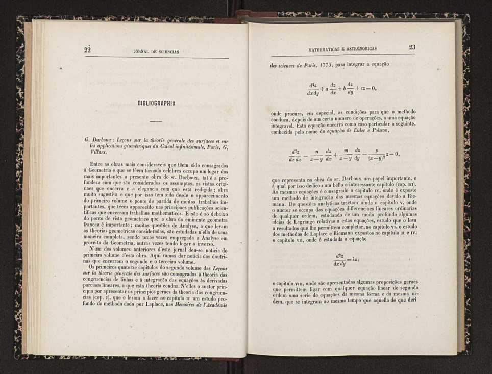 Jornal de sciencias mathematicas e astronomicas. Vol. 13 13