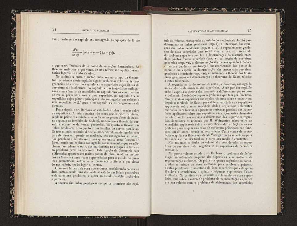 Jornal de sciencias mathematicas e astronomicas. Vol. 13 14