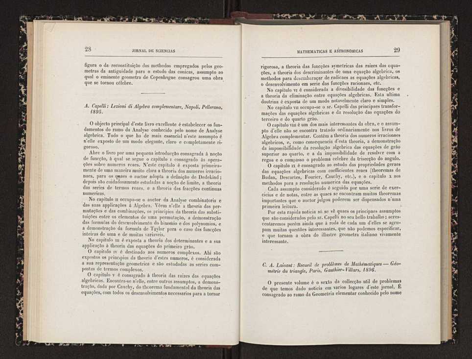 Jornal de sciencias mathematicas e astronomicas. Vol. 13 16