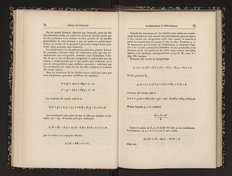 Jornal de sciencias mathematicas e astronomicas. Vol. 13 19