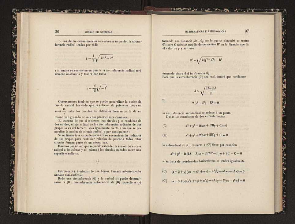 Jornal de sciencias mathematicas e astronomicas. Vol. 13 20