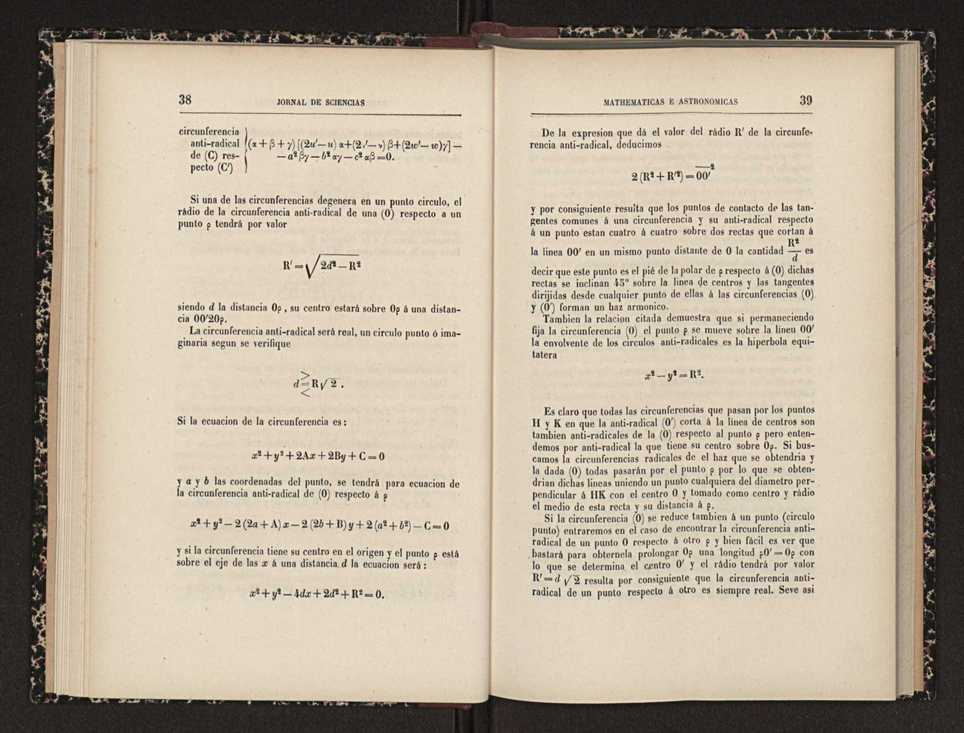 Jornal de sciencias mathematicas e astronomicas. Vol. 13 21