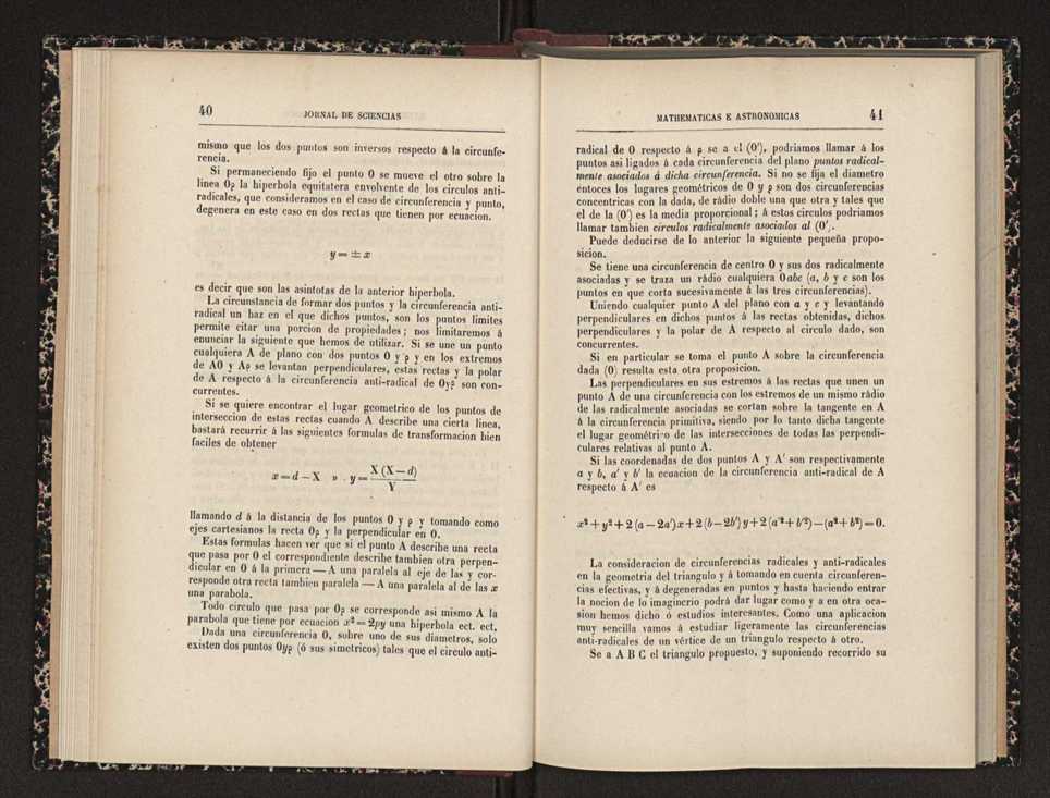 Jornal de sciencias mathematicas e astronomicas. Vol. 13 22