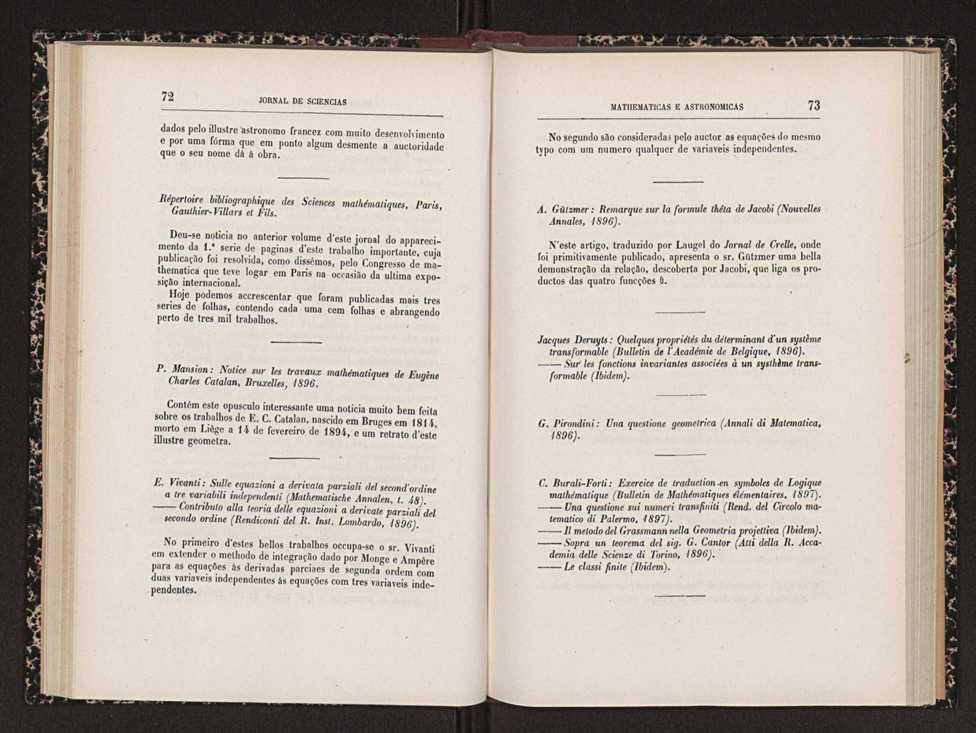Jornal de sciencias mathematicas e astronomicas. Vol. 13 38