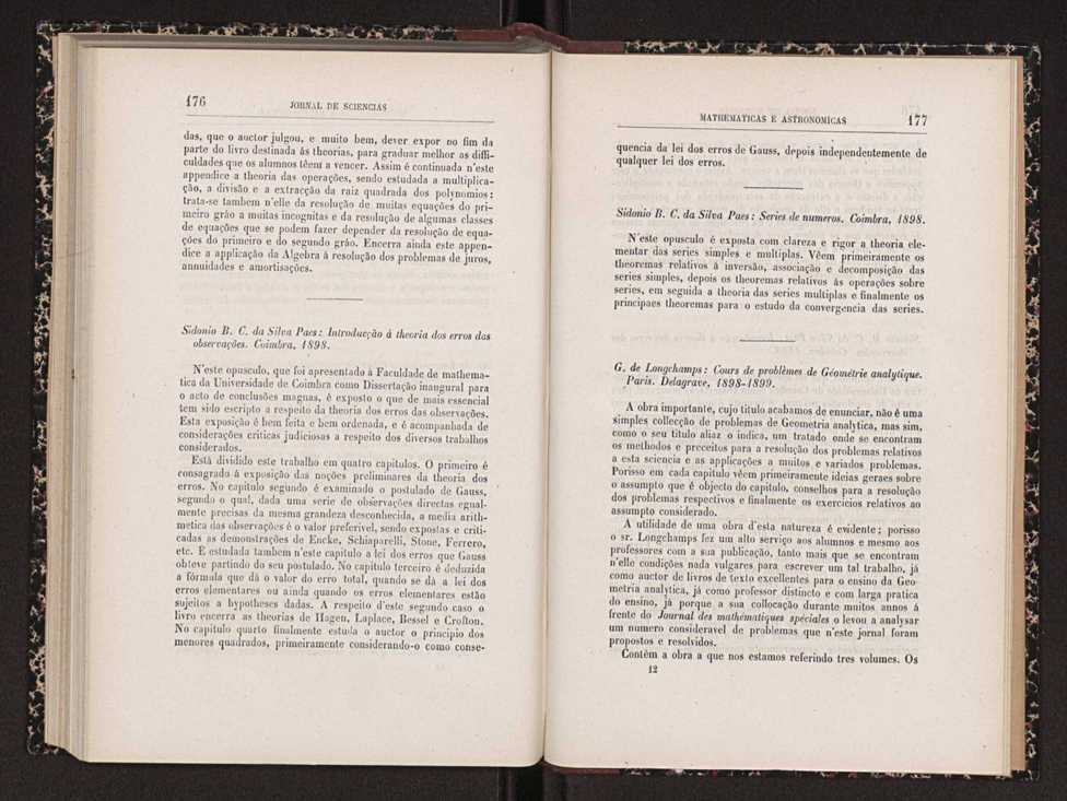 Jornal de sciencias mathematicas e astronomicas. Vol. 13 90
