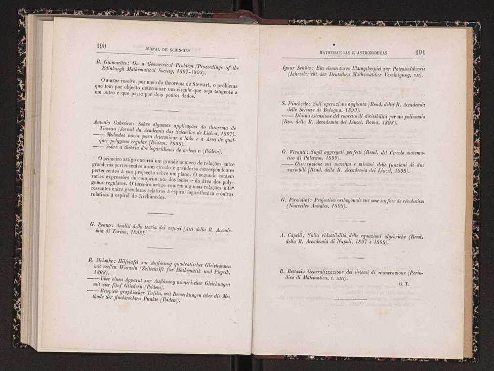 Jornal de sciencias mathematicas e astronomicas. Vol. 13 97