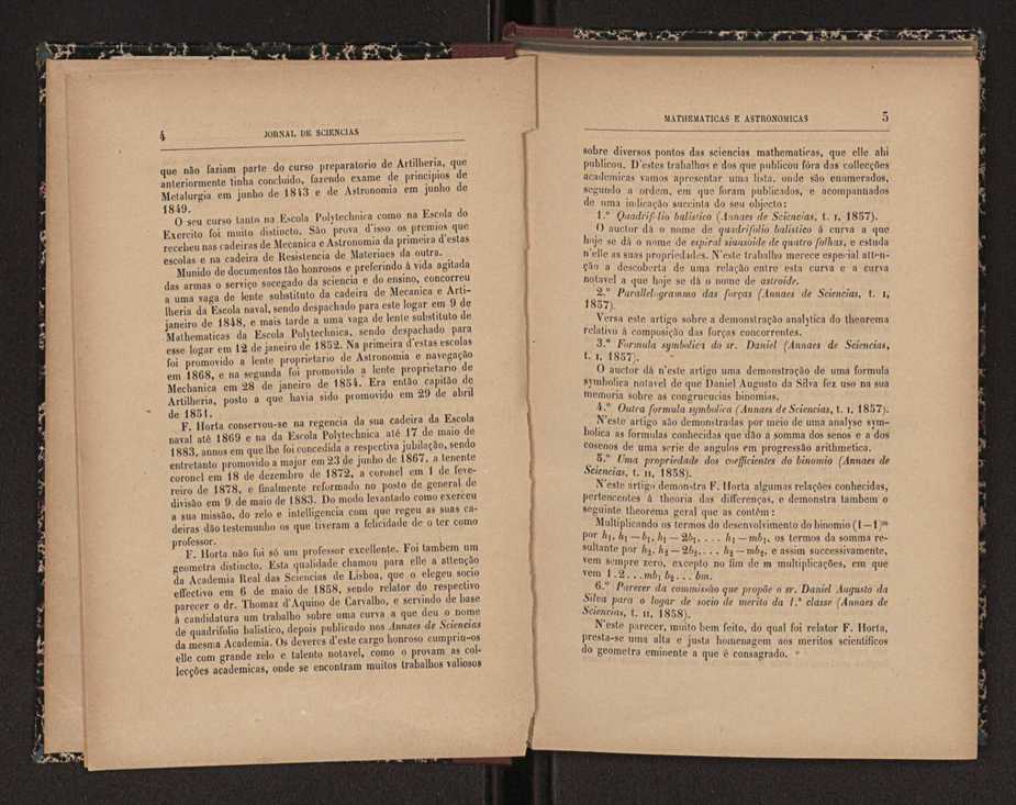 Jornal de sciencias mathematicas e astronomicas. Vol. 14 4