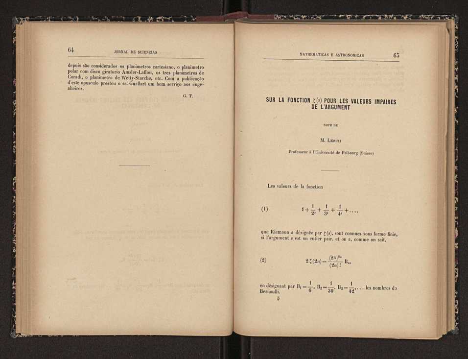 Jornal de sciencias mathematicas e astronomicas. Vol. 14 34