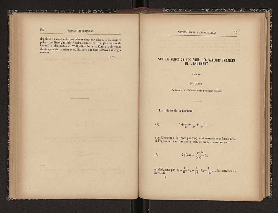 Jornal de sciencias mathematicas e astronomicas. Vol. 14 34