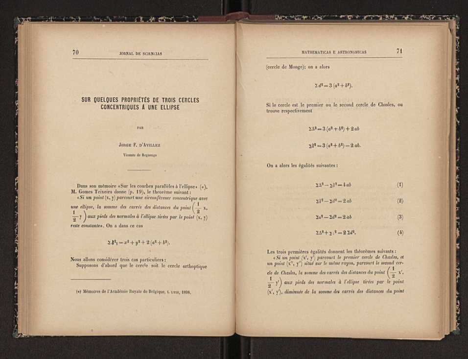 Jornal de sciencias mathematicas e astronomicas. Vol. 14 37