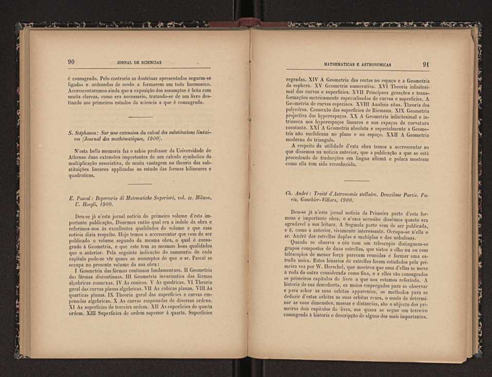 Jornal de sciencias mathematicas e astronomicas. Vol. 14 47