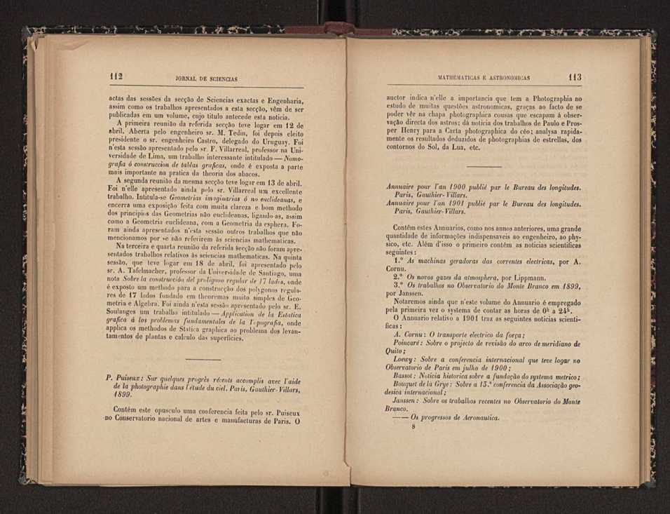 Jornal de sciencias mathematicas e astronomicas. Vol. 14 58