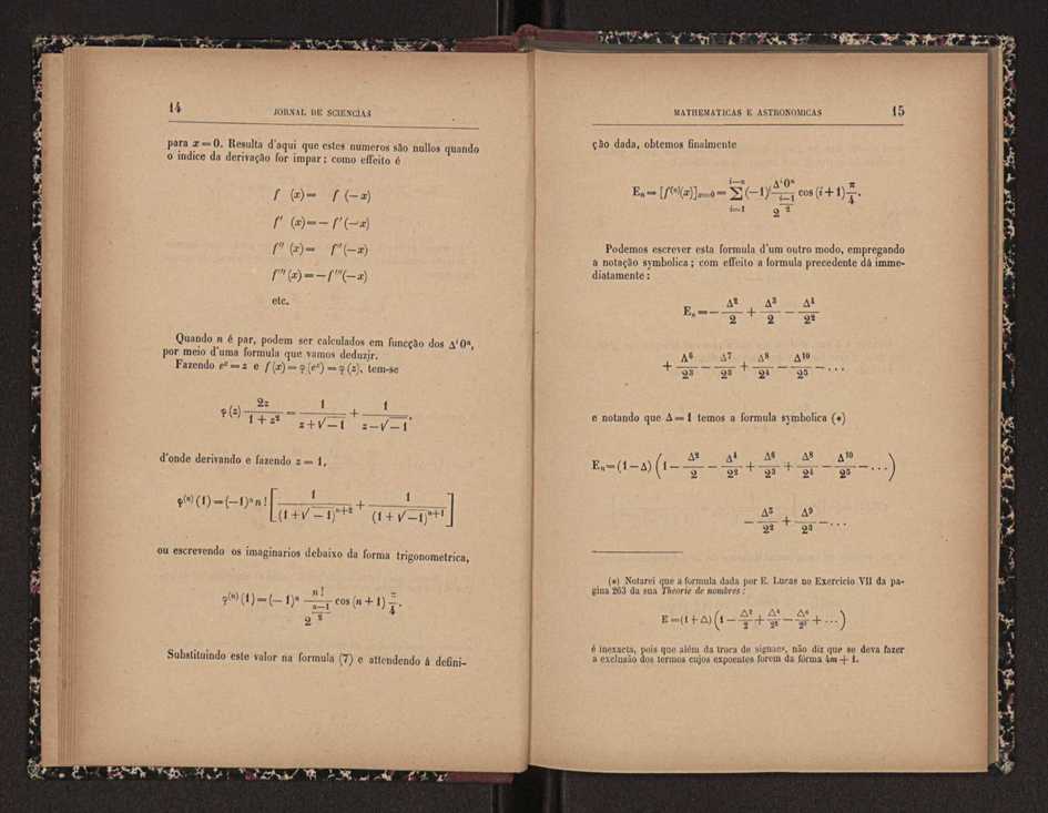 Jornal de sciencias mathematicas e astronomicas. Vol. 15 9