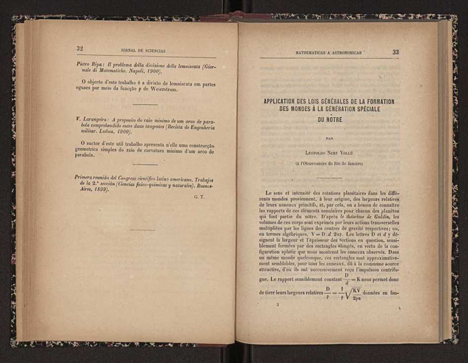 Jornal de sciencias mathematicas e astronomicas. Vol. 15 18