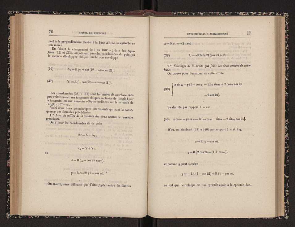 Jornal de sciencias mathematicas e astronomicas. Vol. 15 40