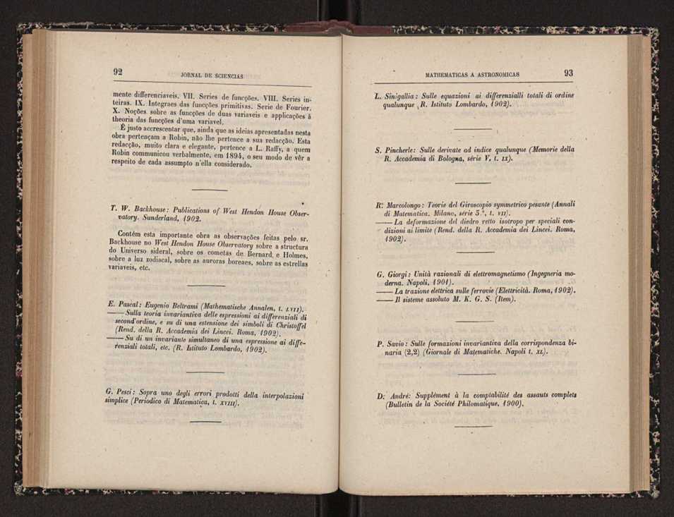 Jornal de sciencias mathematicas e astronomicas. Vol. 15 48