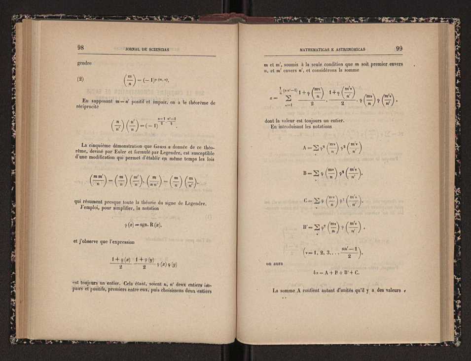 Jornal de sciencias mathematicas e astronomicas. Vol. 15 51