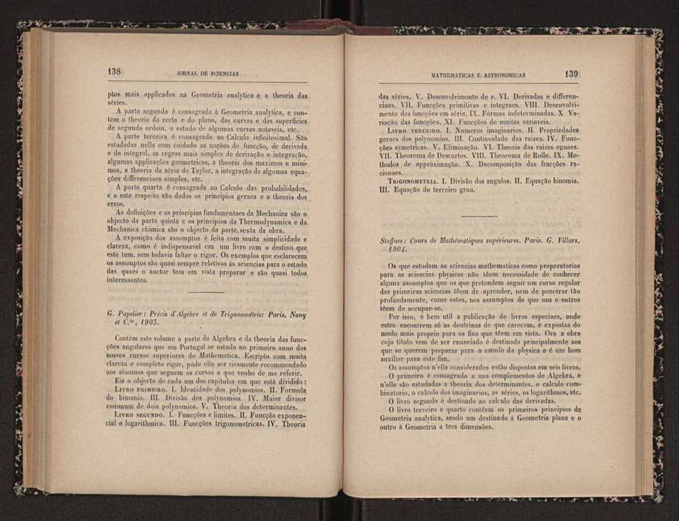 Jornal de sciencias mathematicas e astronomicas. Vol. 15 71