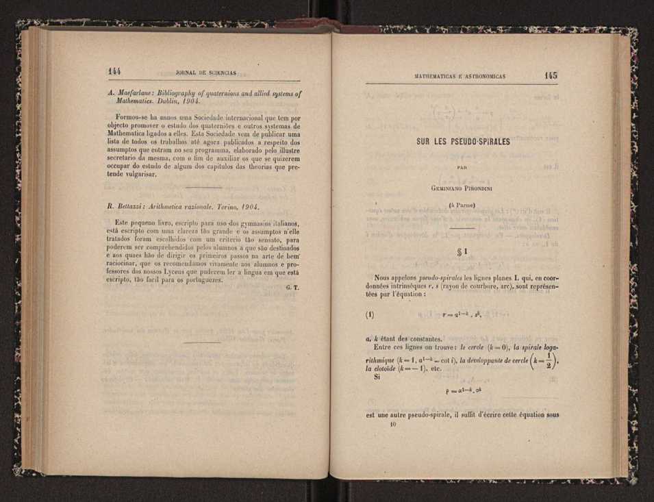 Jornal de sciencias mathematicas e astronomicas. Vol. 15 74