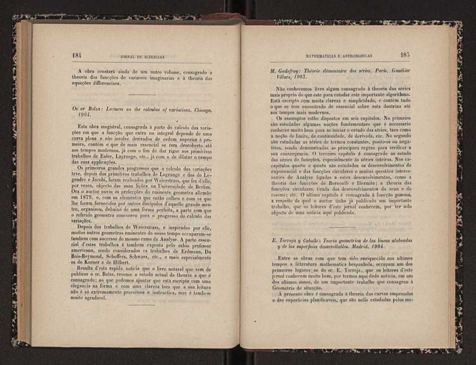 Jornal de sciencias mathematicas e astronomicas. Vol. 15 94