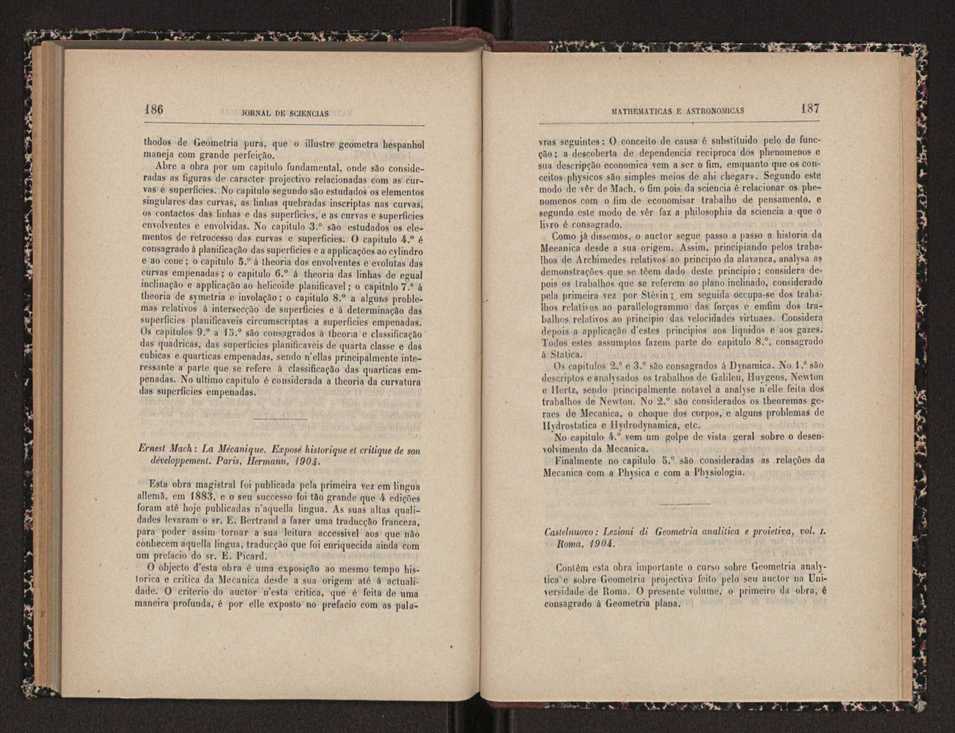 Jornal de sciencias mathematicas e astronomicas. Vol. 15 95