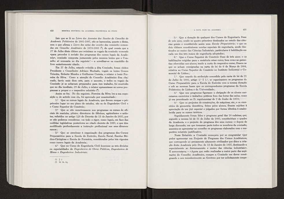 Memoria hist�rica da Academia Polit�cnica do Porto� 243
