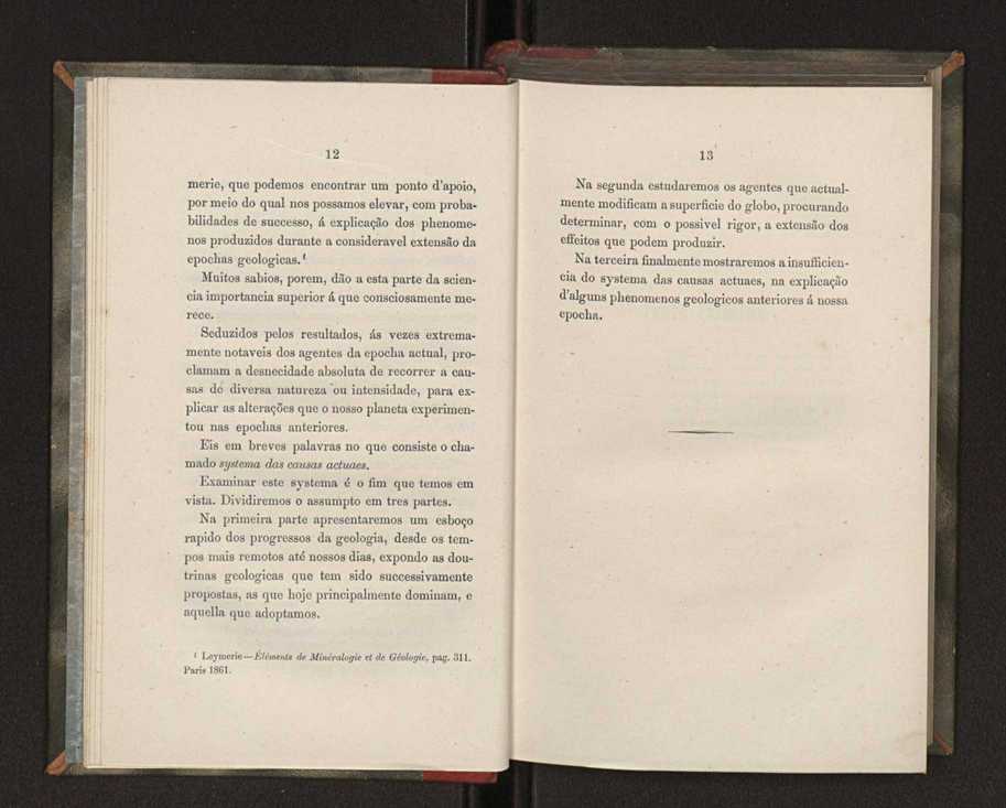 Dissertao inaugural para o acto de concluses magnas na Faculdade de Philosophia:[Argumento]:[As causas actuais explicam as differentes epochas geologicas?] 8