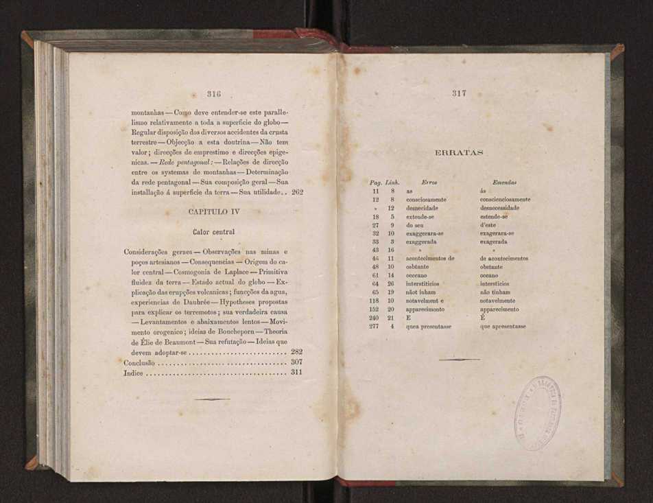 Dissertao inaugural para o acto de concluses magnas na Faculdade de Philosophia:[Argumento]:[As causas actuais explicam as differentes epochas geologicas?] 160