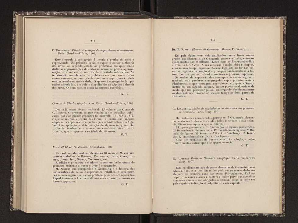 Annaes scientificos da Academia Polytecnica do Porto. Vol. 4 127
