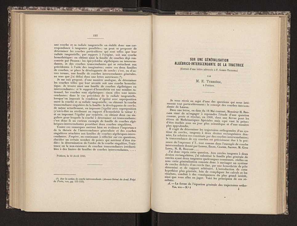 Annaes scientificos da Academia Polytecnica do Porto. Vol. 8 98