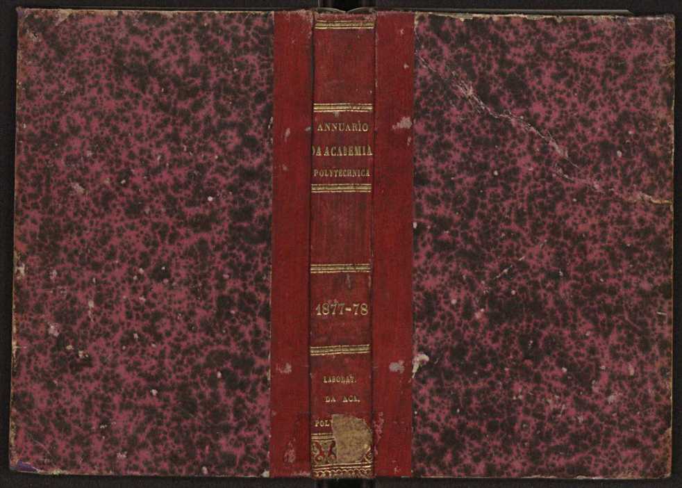 Annuario da Academia Polytechnica do Porto. A. 1 (1877-1878) / Ex. 2 1