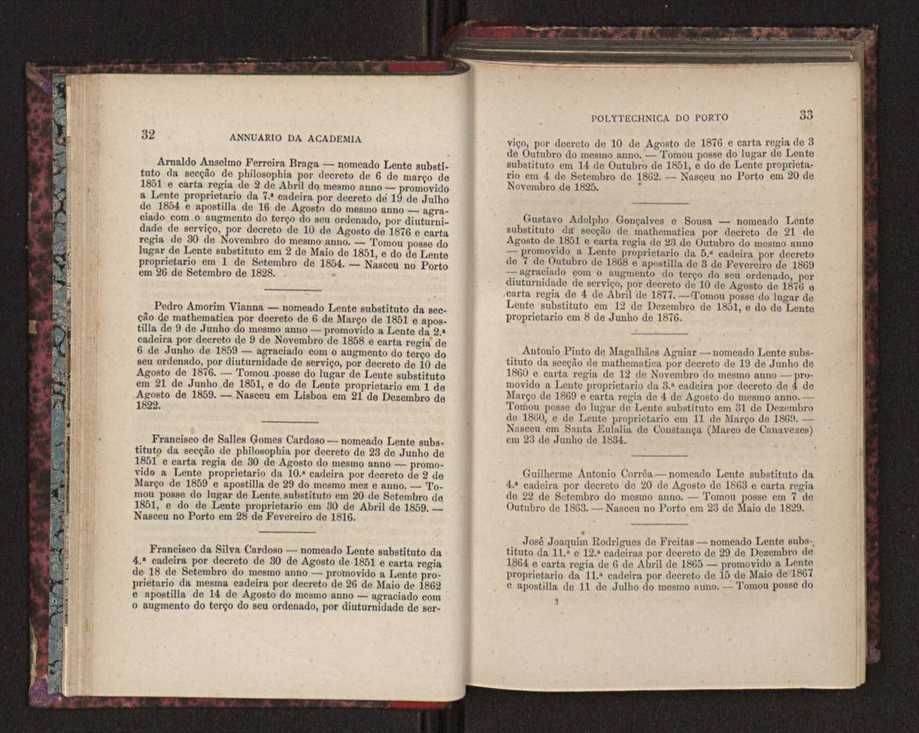 Annuario da Academia Polytechnica do Porto. A. 1 (1877-1878) / Ex. 2 18