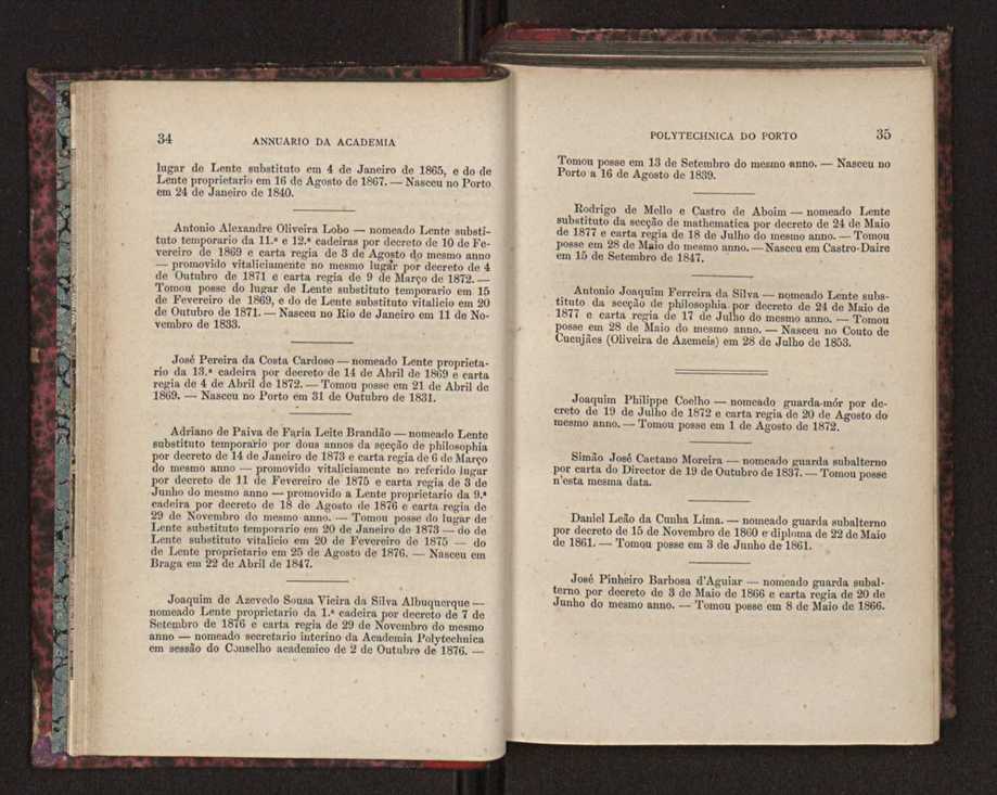 Annuario da Academia Polytechnica do Porto. A. 1 (1877-1878) / Ex. 2 19