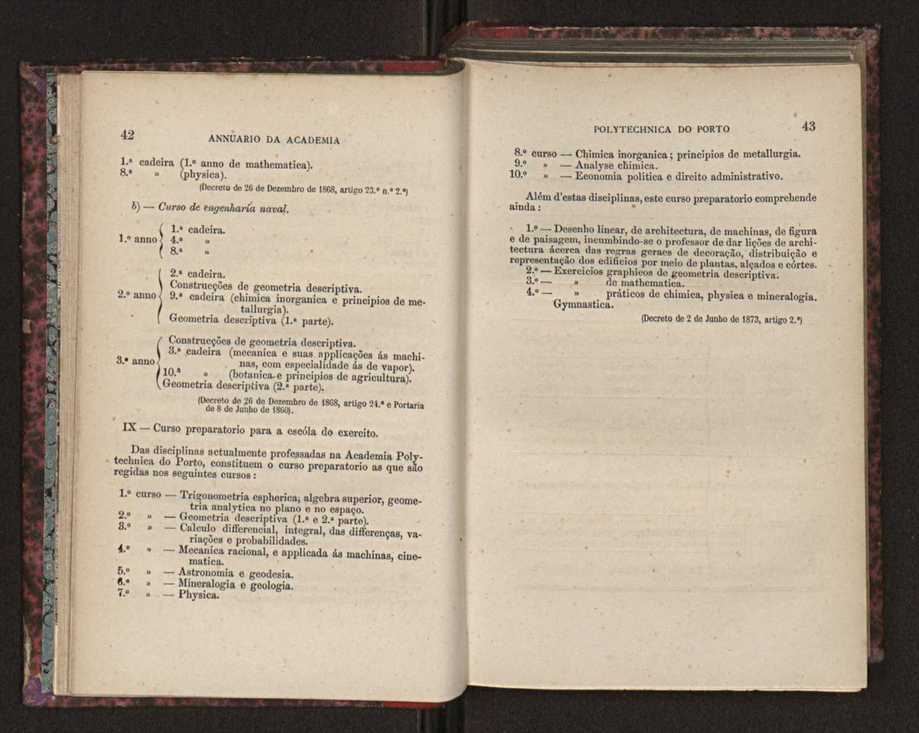 Annuario da Academia Polytechnica do Porto. A. 1 (1877-1878) / Ex. 2 23