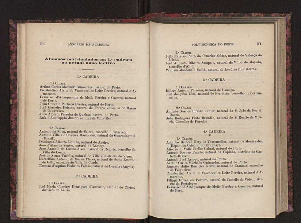 Annuario da Academia Polytechnica do Porto. A. 1 (1877-1878) / Ex. 2 30