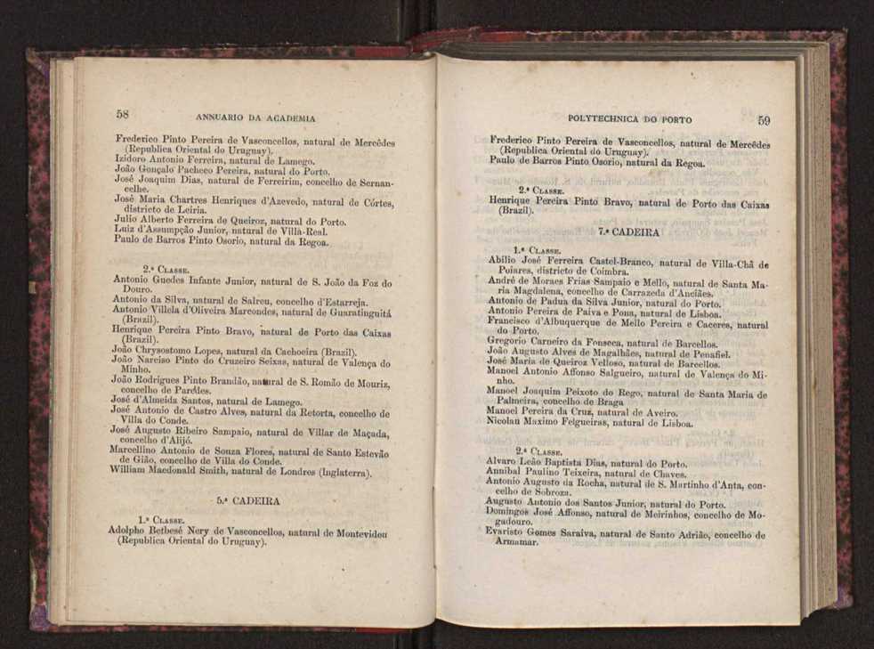 Annuario da Academia Polytechnica do Porto. A. 1 (1877-1878) / Ex. 2 31